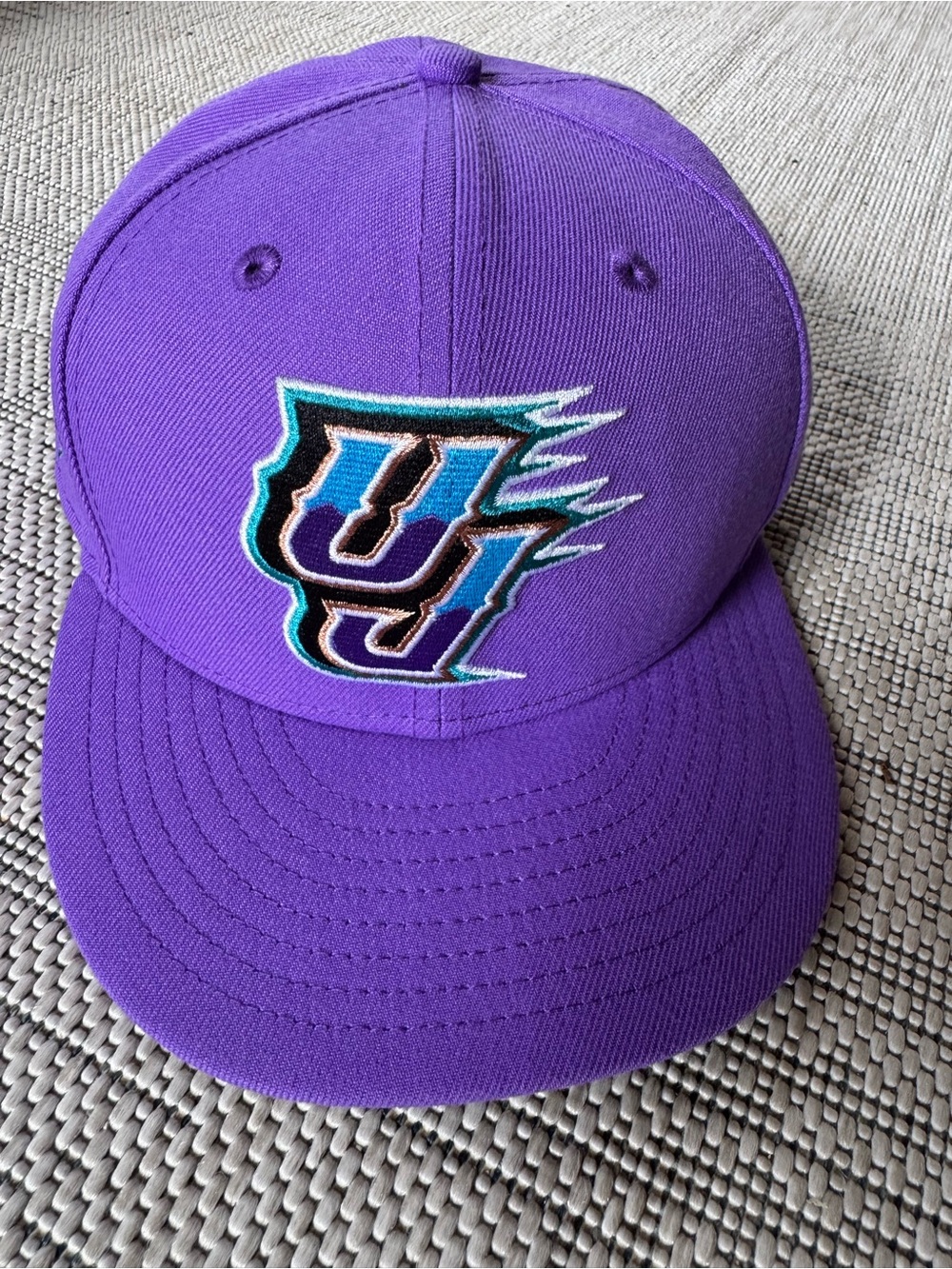 New Era 9Fifty NBA Utah Jazz Purple White Snap Back Hat